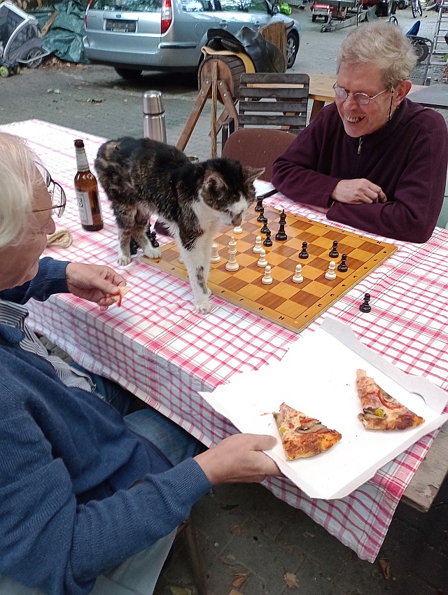 Erwin mit Katze