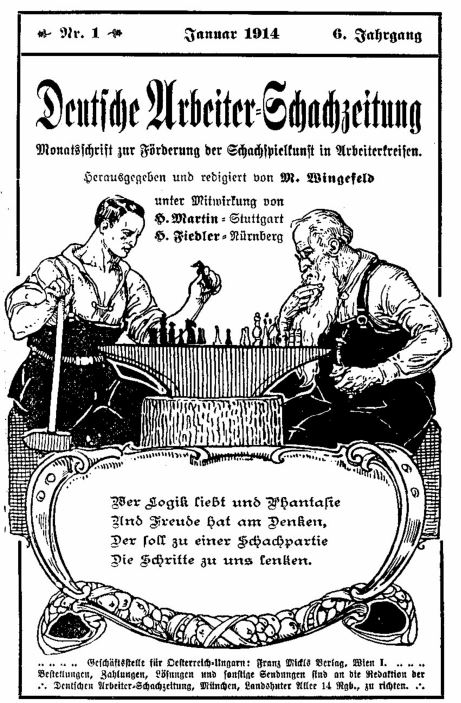 Cover Deutsche Arbeiter Schachzeitung
